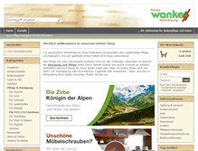 Tablet Screenshot of parkett-wanke.de